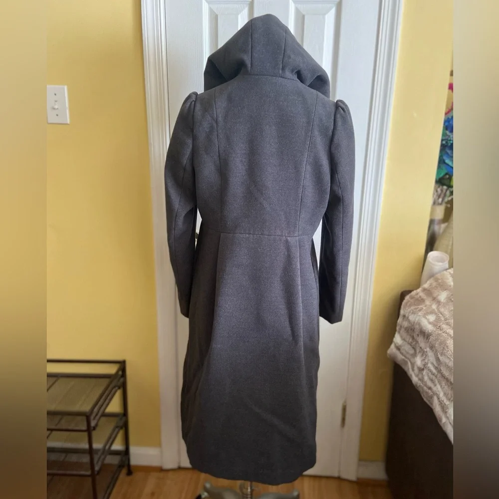 Rothschild Charcoal Hooded Coat - Picture 4 of 15